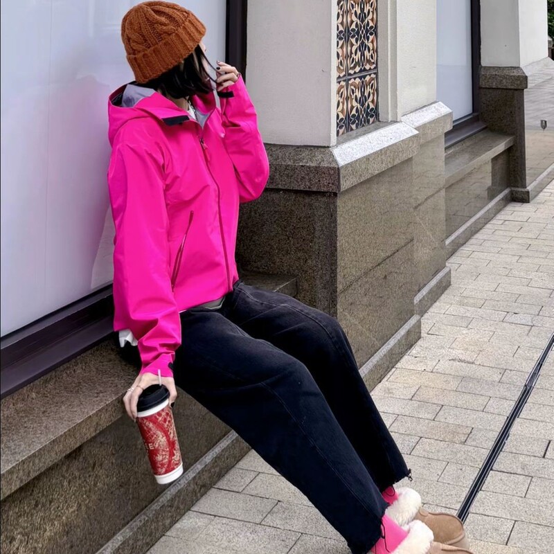 Direct Sales from Niaojia for Cross-Border Trade: Lt Underarm Zipper Hard Shell Sports Outdoor Couple's Waterproof Hooded Outdoor Jacket