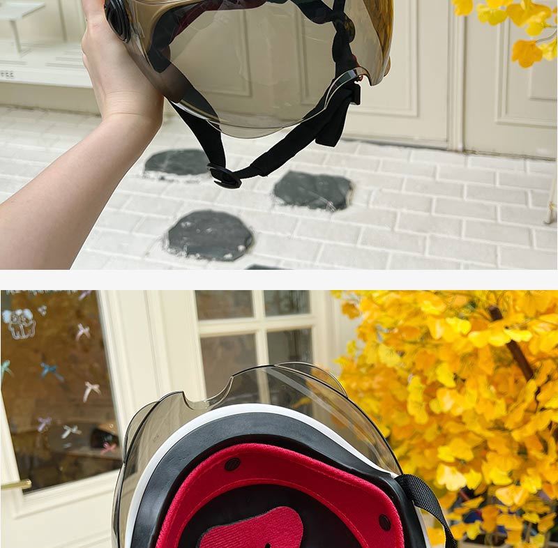 Little Tiger New Standard Children's Helmet Electric Car Sunscreen