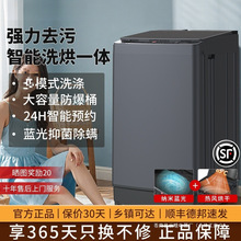 新款波轮洗衣机全自动小型洗烘一体机出租房用10公斤家用宿舍