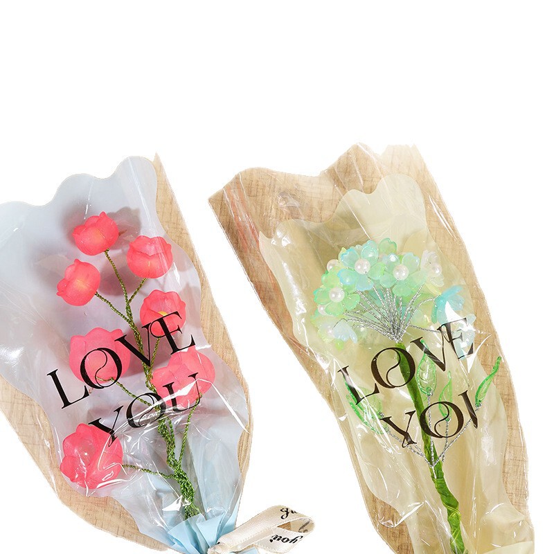 青壹坊 繁花DIY花束-架装（108个/架）高颜值手工创意DIY花束|undefined