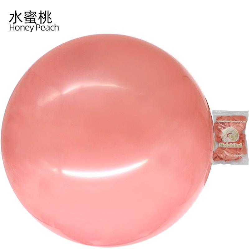 Globos de látex mate personalizados de 36 pulgadas en el mercado nocturno para vender puestos engrosados redondos, decoración de bolas, fiesta de cumpleaños al por mayor
