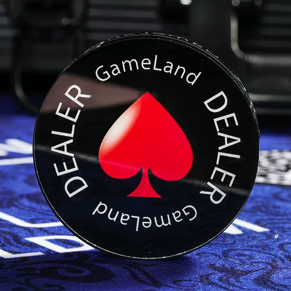 Texas poker accessories Zhuang brand Zhuang film Zhuang code large small size dealer Zhuang code chip digital round wear-resistant