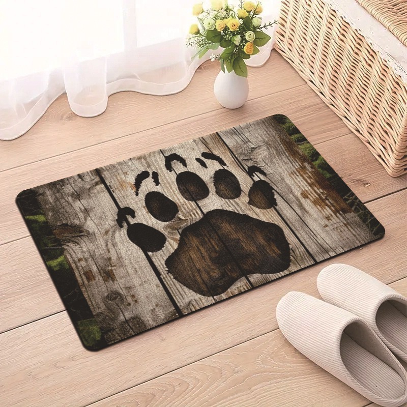 Transfronterizo TEMU alfombra de piso para mascotas resistente al desgaste se puede cortar alfombra de piso de barro de diatomeas absorción de agua americana alfombra antideslizante de secado rápido image 13