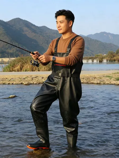 Thickened Wear-Resistant Wading Pants with Double-Layer Knee Protection, Wholesale from Manufacturer, Fishing Wading Pants