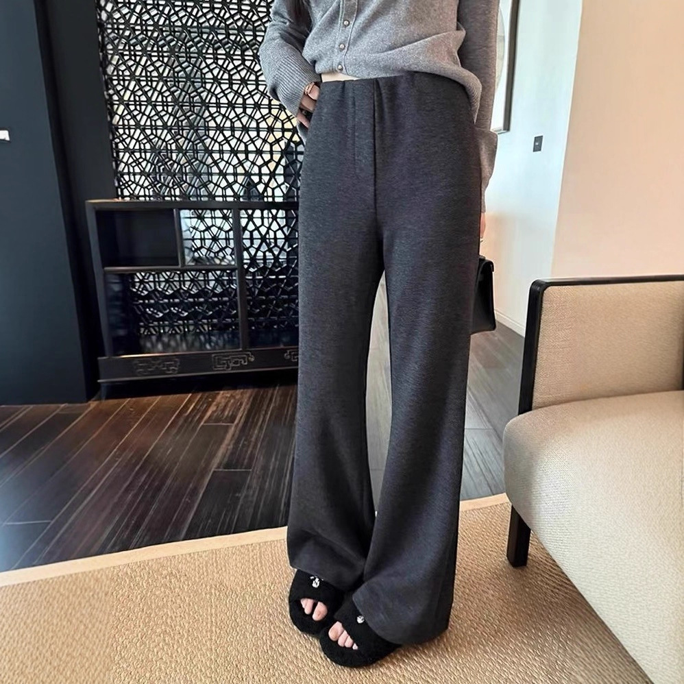 1150修腿神器 加厚绒高腰微喇休闲裤