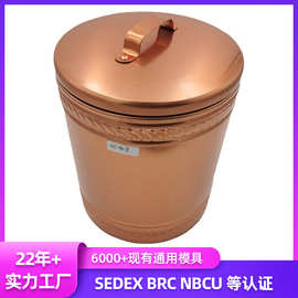 马口铁圆形狗粮铁罐 宠物粮食包装铁罐 金属猫粮食品罐制造厂家