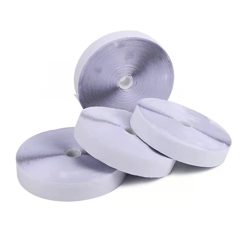 Adhesivo de doble cara Hebilla de Velcro Superficie de gancho de nylon Superficie de lana Pegatinas para madre e hijo con adhesivo Fábrica de velcro