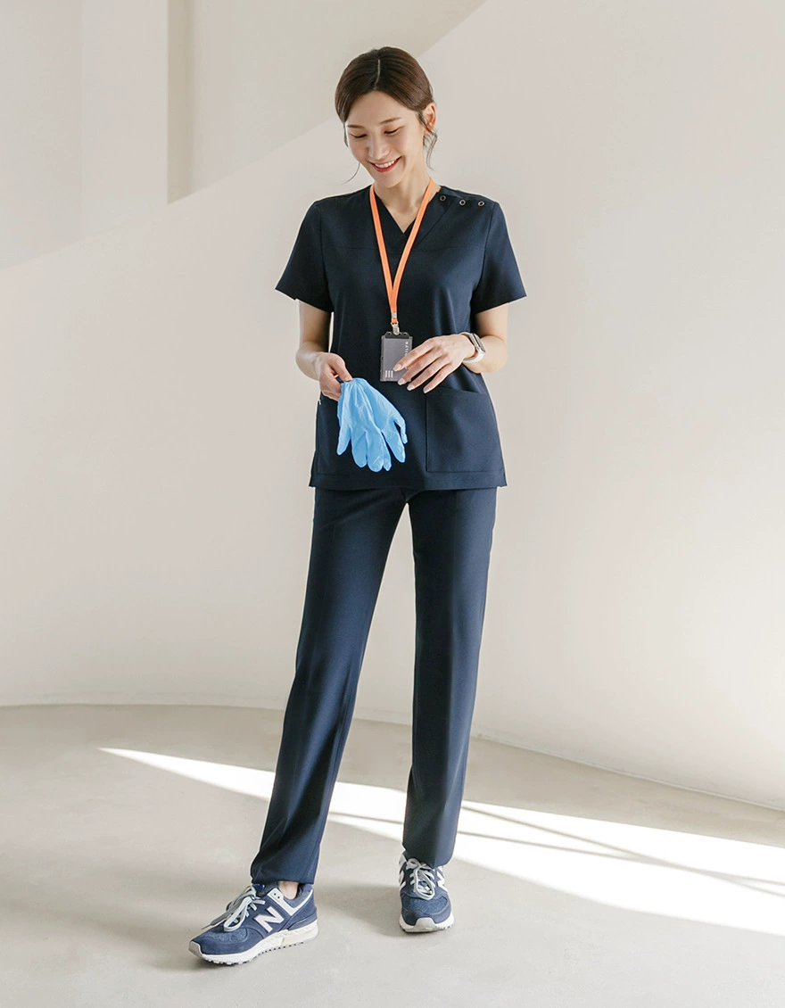Overall, split set, nurse uniform, 2022, for beauty salons