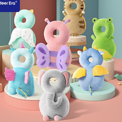 almohada para bebés almohada de nubes de verano respirado recién nacido 0 a 6 meses más almohada de forma para proteger la cabeza del bebé almohada anticaídas