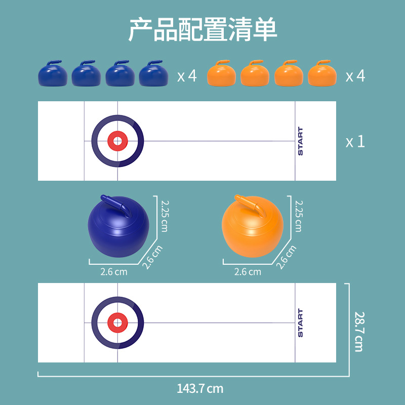 Elite Sportz juego de escritorio educativo para niños mesa de juguete Bola de curling bolos juguete de ocio interior