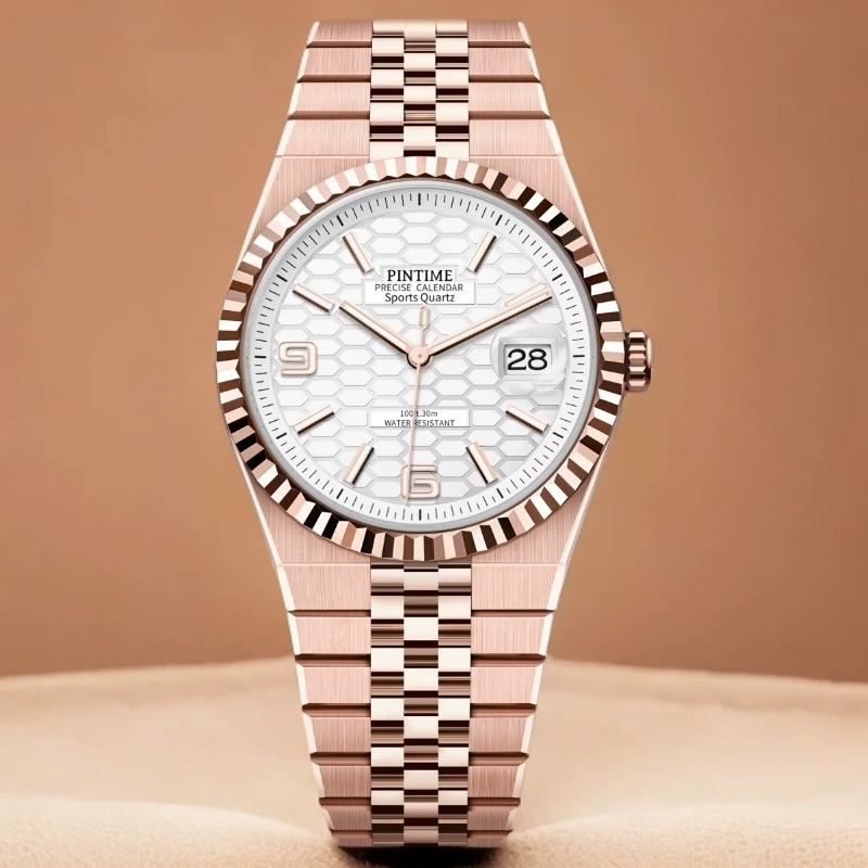 Swiss watch stainless steel, waterproof quartz watches, custom-made, (Cross-border trading)