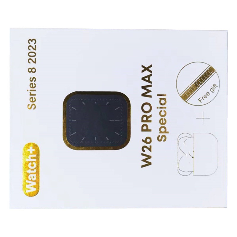 T55 PRO MAX colapso espejo popular W26 PRO MAX Bluetooth llamada reloj inteligente Correa Auricular Serie 8