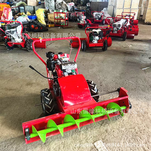 Gasoline snow blower multi-purpose hand-pushed road snow blower large lift 6.5 horsepower gasoline snow blower