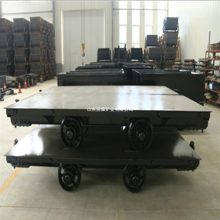 煤矿用 槽钢工字钢材质平板拖车矿用平板车国煤多用途多行业