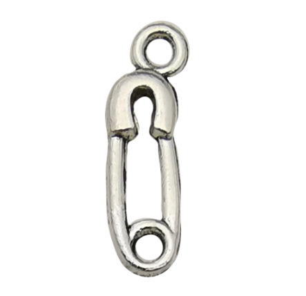 11272-Pin de herramienta de aleación de zinc de plata antigua 6x19-0.6g