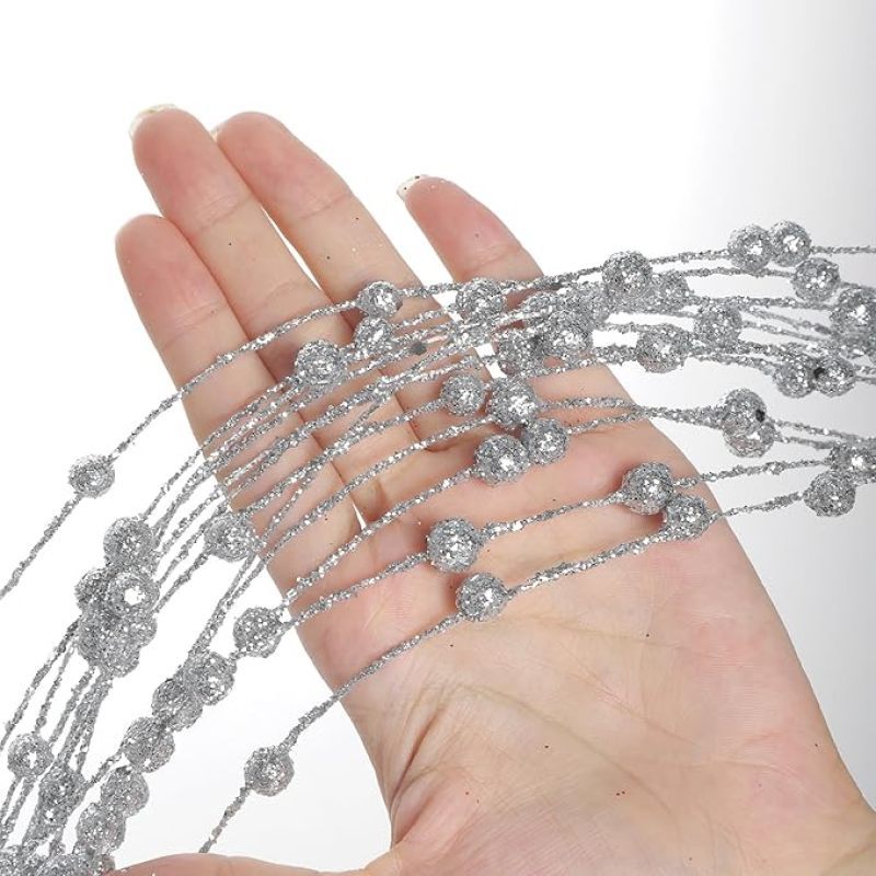 Polvo de oro artificial bayas de sauce decoración polvo de brillo flexible decoración de árbol de Navidad decoración festiva espuma de fiesta transfronteriza