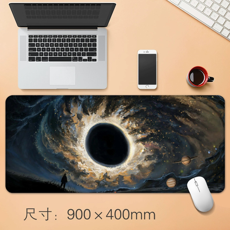 ソース工場直販抽象ダークスピンデスクパッド防水高価値マウスパッド大型オフィスマウスパッド|undefined
