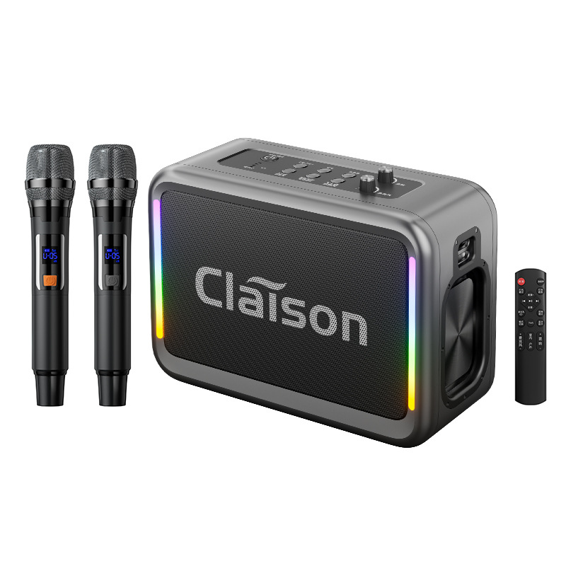 Al aire libre vertical K-canción audio Bluetooth de alta gama gran volumen de conferencia estéreo micrófono en vivo altavoz integrado