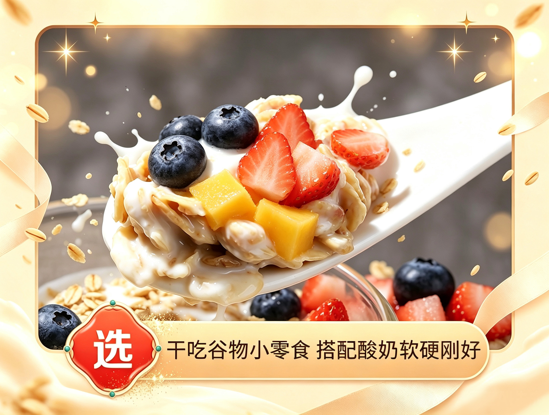 Baked Oatmeal Flakes 500g Bulk Instant Hot Cereal for Breakfast and Food Service in use