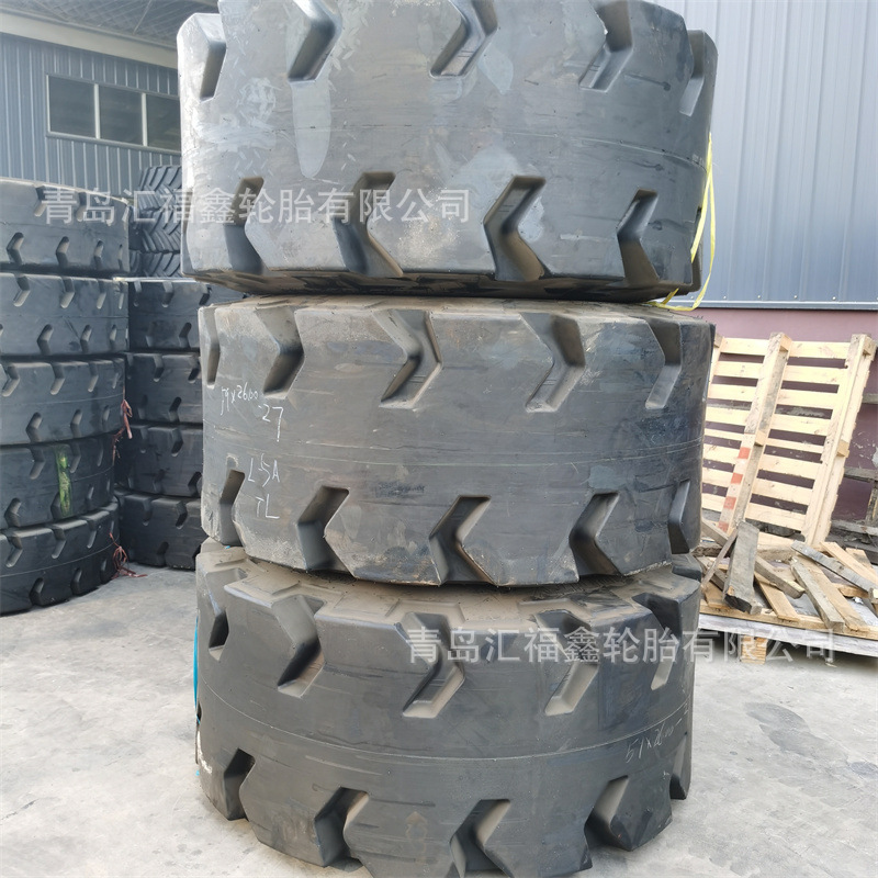 销售工程轮胎59X26.00-27 60X25.00-25 聚氨酯填充轮胎