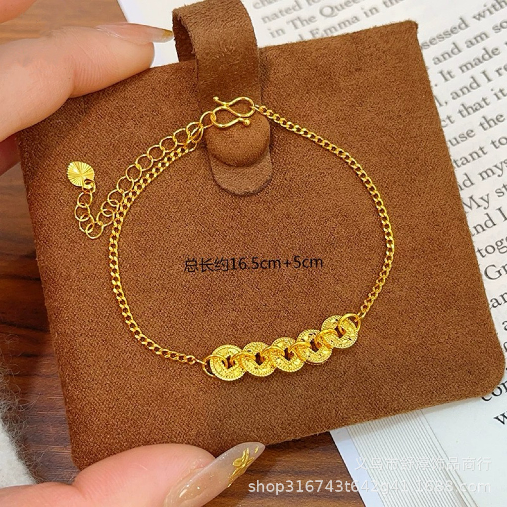 으깬 얼음 다섯 황제 동전 팔찌