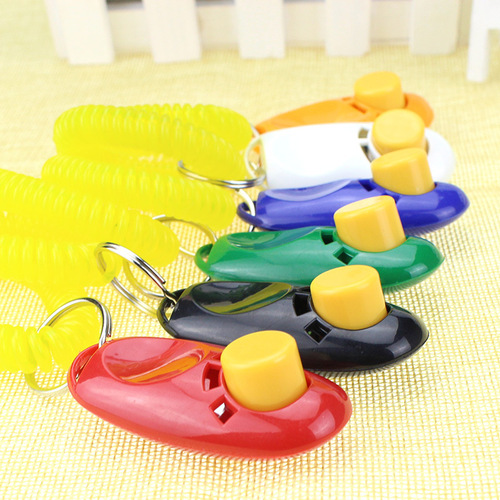 Wholesale pet clicker dog trainer dog training clicker CLICKER dog training device dog training supplies whistle