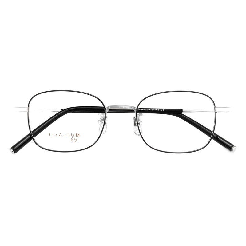 Espacio pupillar pequeño retrógrado especial marco de gafas elípticas cuadrado marco de gafas elíptico ensanchado radian sin sujetar la cara puede asignar el número de grados Danyang lote
