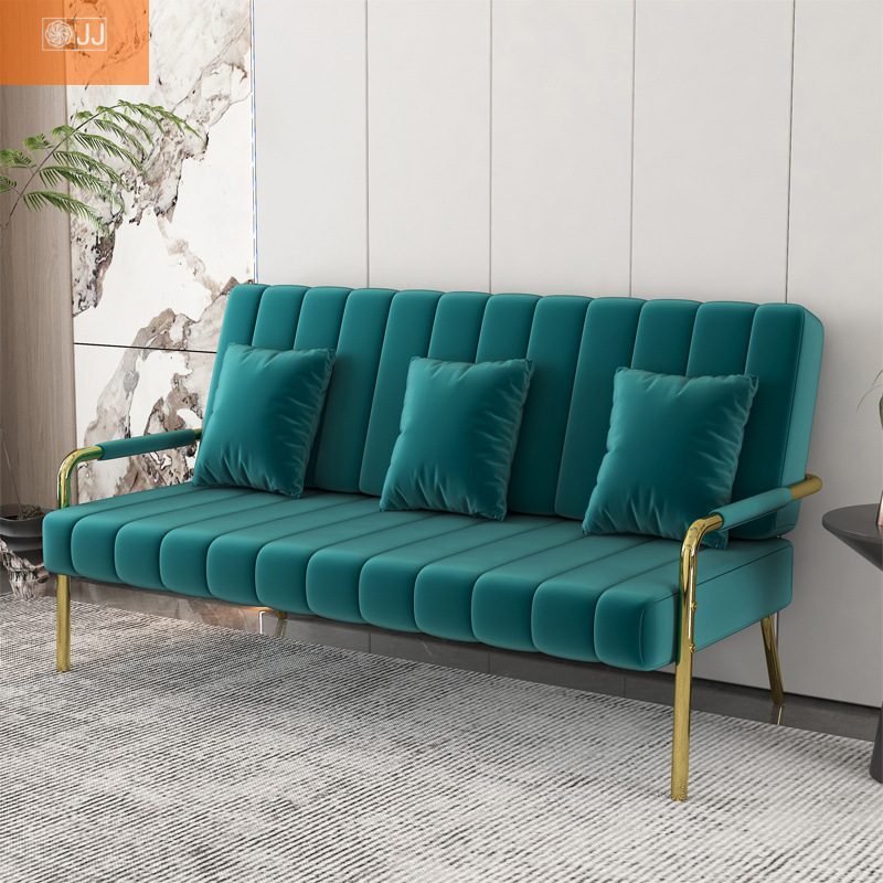 French Fabric Sofa Princess Style Small Apartment Home Living Room Bedroom Sofa Clothing Store Sofa Rental House Sofa