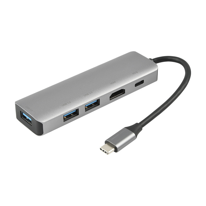 Typec Docking Station Hdmi4K Is Suitable for Steamdeck Huawei Samsung Mobile Phone Multi-Interface Four-In-One Usbhub Typec Docking Station Hdmi4K Is Suitable for Steamdeck Huawei Samsung Mobile Phone Multi-Interface Four-In-One Usbhub