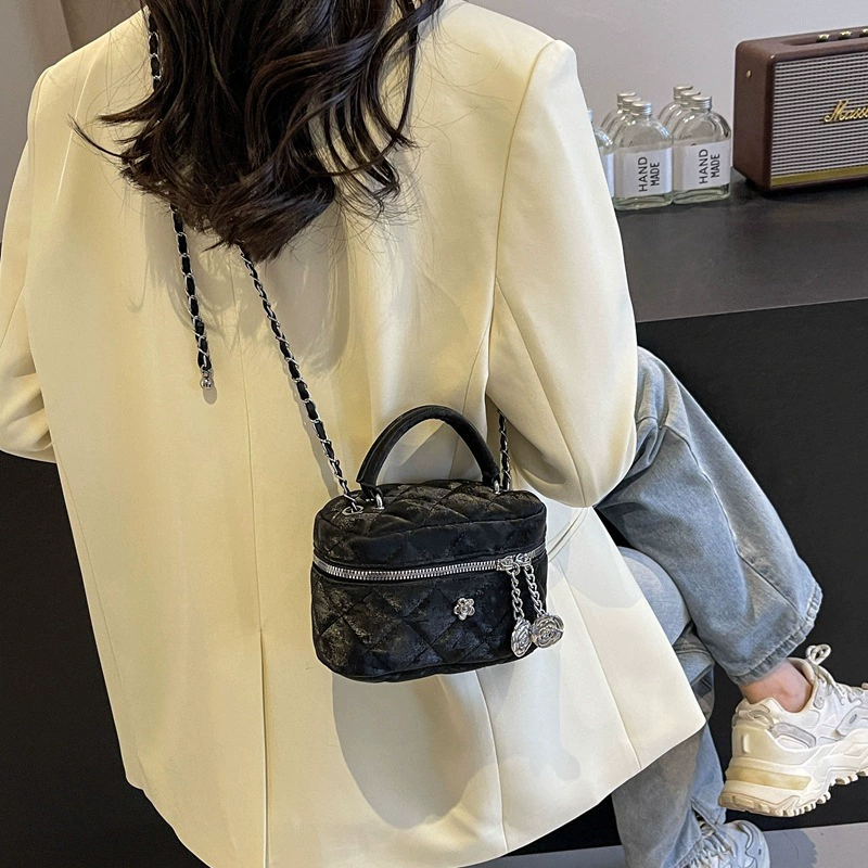 Летняя сумка на плечо, модная маленькая цепочка, сумка на одно плечо, стиль Chanel, цепочная сумка, корейский стиль