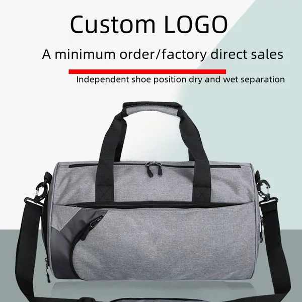 Cross-Border Dry and Wet Separation Fitness Bag, Men's Sports Crossbody Bag, Basketball Bag, Yoga Bag, Single-Shoulder Short-Distance Travel Bag