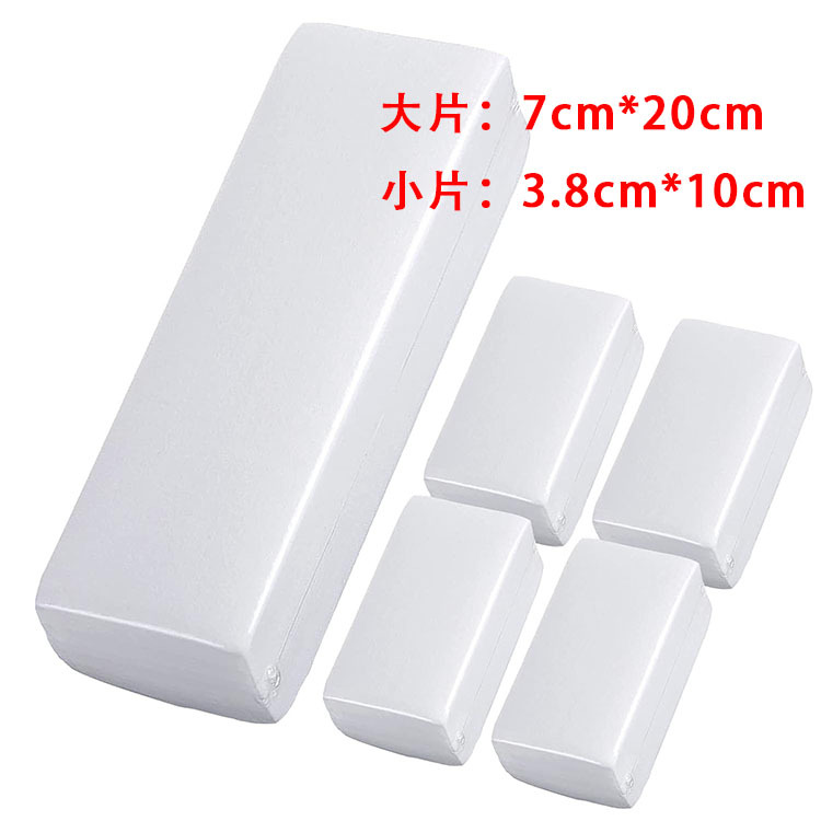 跨境现货一次性脱毛热蜜蜡纸撕不坏无纺布3.8*10cm小蜡条100片/包
