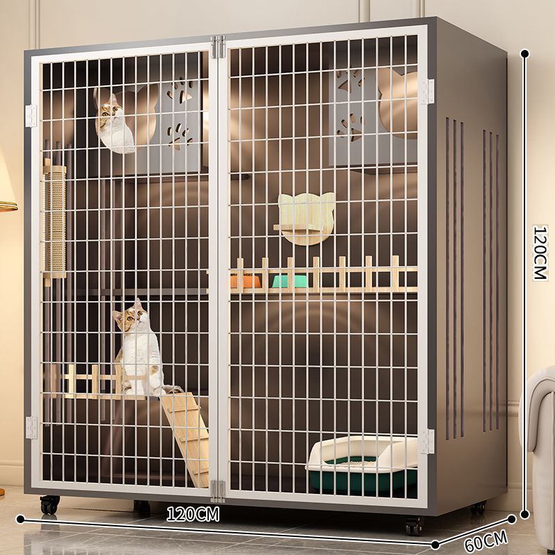 宠物别墅家用猫屋室内超大自由空间猫柜豪华猫咪房子全景笼子|undefined