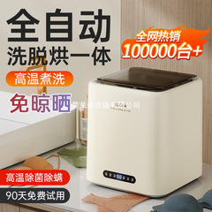 全自动内衣洗衣机迷你小型专用洗袜子机高温煮洗脱烘一体内裤神器