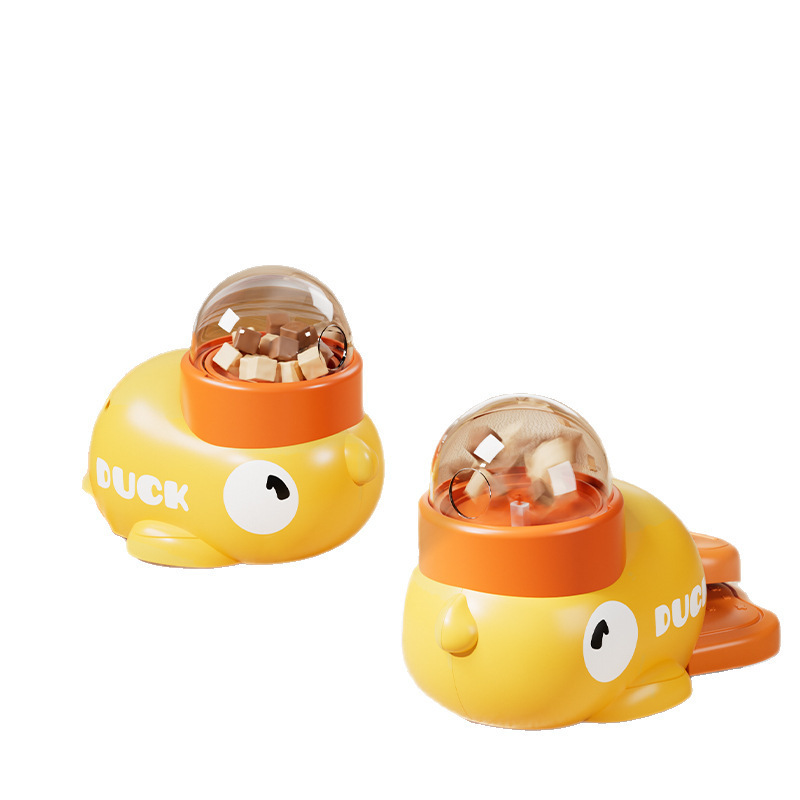 狗狗漏食器益智小黄鸭脚踩投食器小狗训导玩具消耗精力冻干发射器|undefined