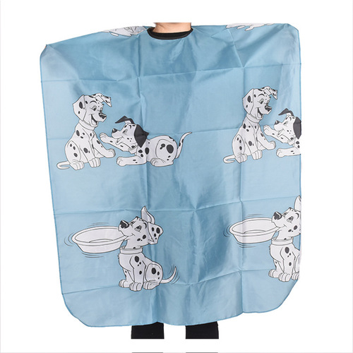 Amazon supply children's aprons, children's cartoon aprons for haircuts, hair-cutting aprons for children, non-stick hair aprons