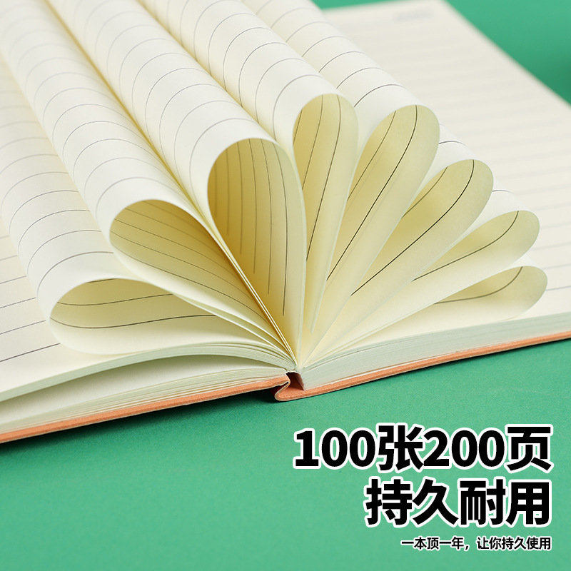 Cuaderno con logotipo personalizado para estudiantes cuaderno de oficina de negocios cuaderno anual regalo de cuero al por mayor