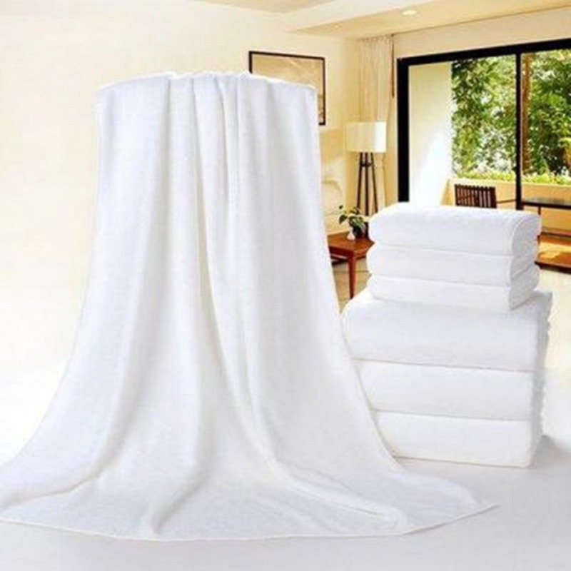 hotel Bath towel hotel Dedicated white towel soft water uptake household wholesale Beauty goods in stock factory wholesale