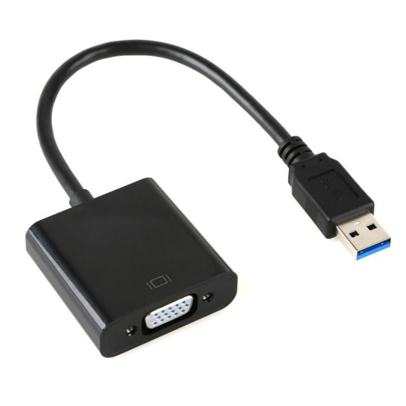 Venta al por mayor USB a HDTV sincronización de audio y video computadora a TV HD unidad gratuita USB3.0 TO HD VGA