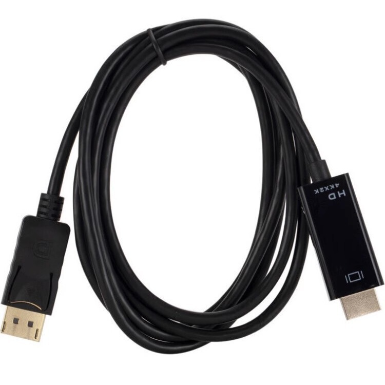 DisplayPort to HDMI 変換ケーブル 1.8m 大型 DP to HDMI 高解像度アダプタ ケーブル 2K 4K 1080P|undefined
