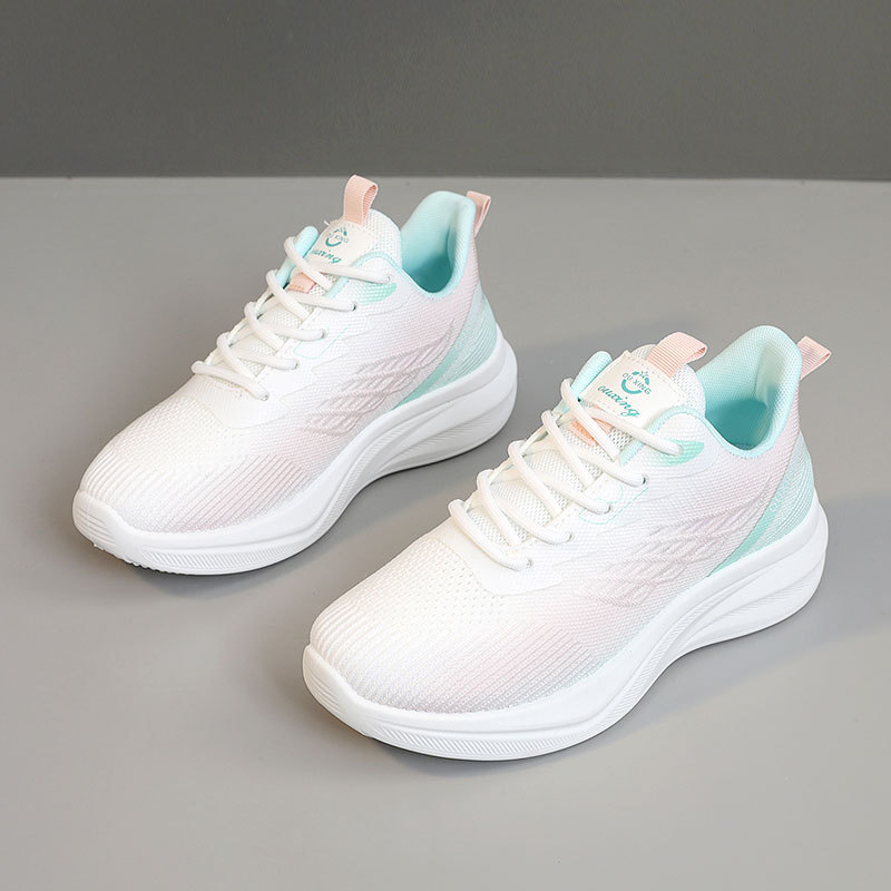 Fz6605 Nuove scarpe da ginnastica traspiranti 2025 Primavera e autunno Suola sottile Resistente all'usura Casual Colore sfumato Stile college_voghion.com