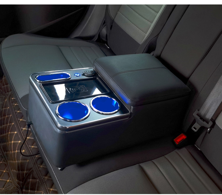 Car Rear Armrest Box, Universal Second Row Middle Storage Box, Car Rear Seat Armrest Interior Modification