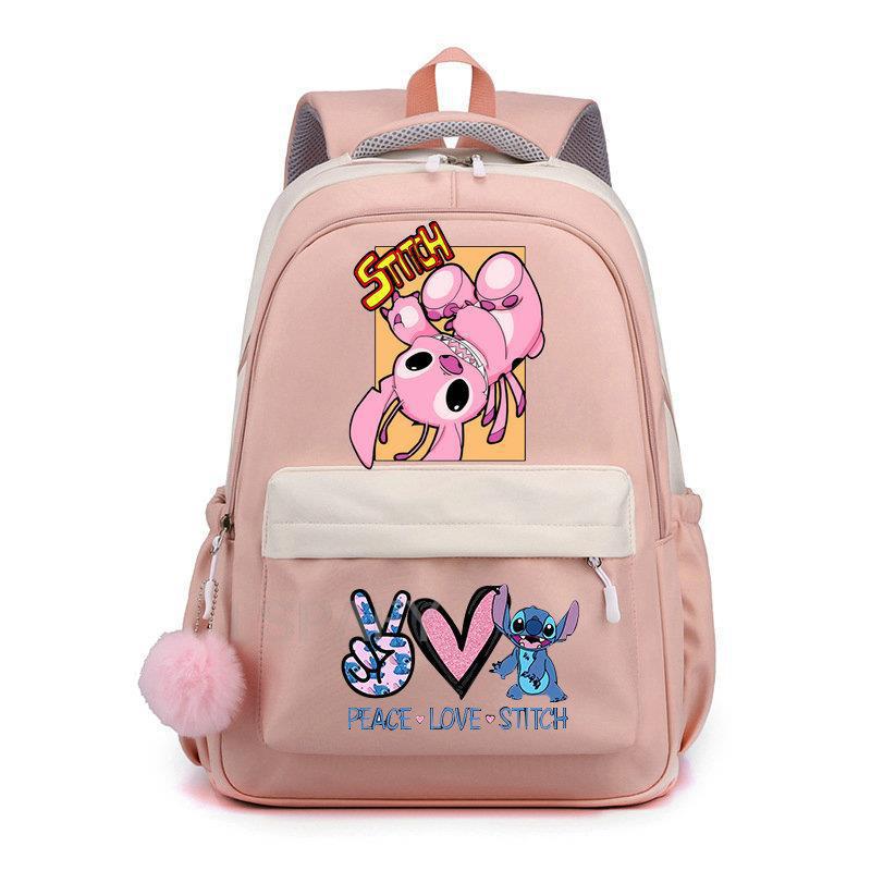 Mochila Escolar Infantil con Dibujos Animados de Nylon Ultraligera y Resistente al Desgaste para Escuela image 12