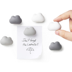 Creative fun cloud refrigerator cartoon cute magnet message board stereo magnet magnet decorative magnetic stickers