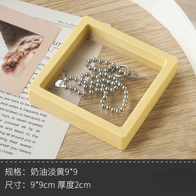 7*7cm 9*9cm caja de joyería de una pieza collar de entrega pulsera pendientes anillo de joyería caja de regalo