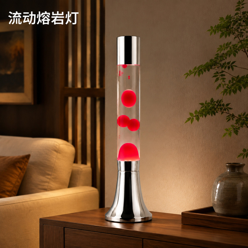 Electroplated lava lamp, wax lamp, volcano lamp, desktop ambient table lamp, bedroom bedside home decor gift ornament, wholesale and custom-made Electroplated lava lamp, wax lamp, volcano lamp, desktop ambient table lamp, bedroom bedside home decor gift ornament, wholesale and custom-made