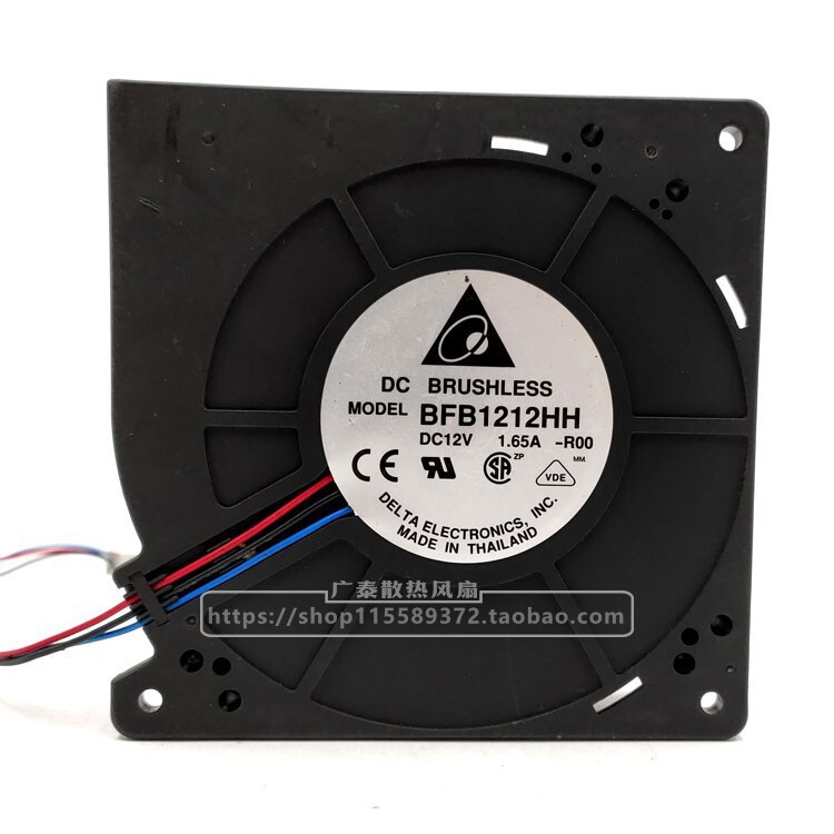 Original Delta BFB1212HH 12V 1.65A 12032 turbo blower 12CM large air volume fan Original Delta BFB1212HH 12V 1.65A 12032 turbo blower 12CM large air volume fan