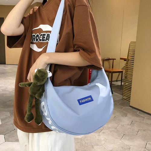 Crossbody bag for women, large-capacity dumpling bag, junior high school student handbag, tutoring bag, women's shoulder bag