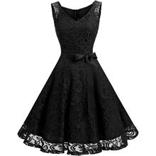 R 82067 Sleeveless lace swing dress ������˿���ȹ�羳��
