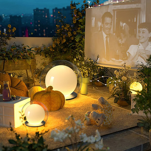 Moon bubble solar outdoor lighting net garden lamp garden lamp atmosphere courtyard garden lamp Flower Moon